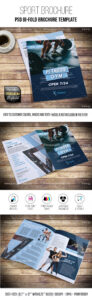 sports club brochure template word