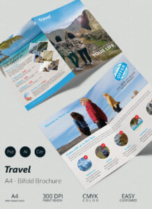 travel brochure template for students pdf