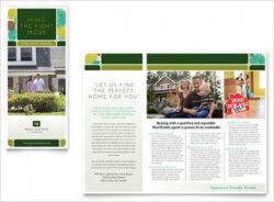 4 page real estate brochure template example