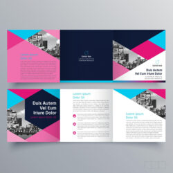 a3 tri fold brochure template example