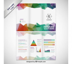 custom pocket size mini brochure template example