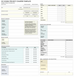 editable 6 free project charter templates with expert tips  smartsheet quality improvement project charter template