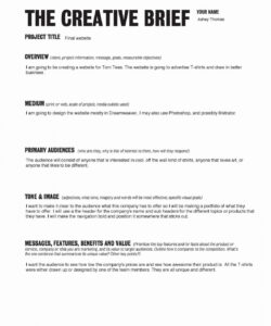 editable free creative brief template pdf  download  bonsai website project brief template pdf