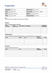 editable free project brief template mobile app project brief template example