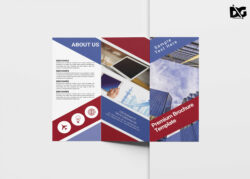 editable tri fold real estate brochure template example