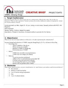 free creative brief  32 examples format word doc pdf business project brief template sample