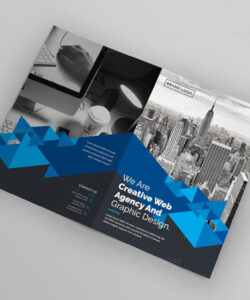 free custom bifold multi page business brochure template pdf