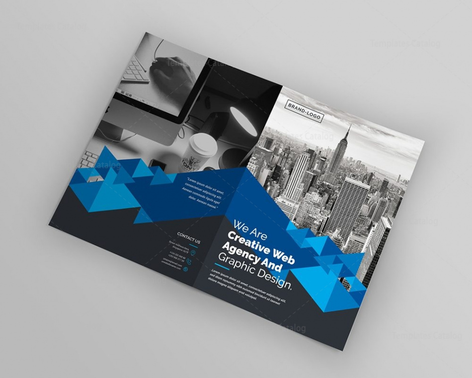 Bifold Multi Page Business Brochure Template