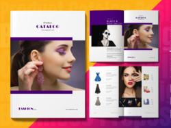 free custom digital product brochure template doc