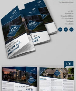 free custom eco real estate brochure template excel