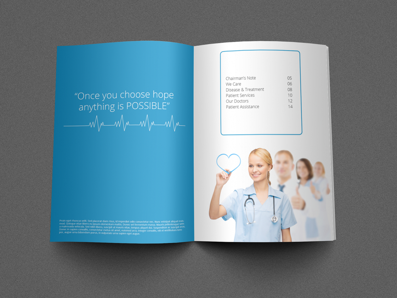 free custom medical disease brochure template excel