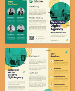 free  digital marketing company brochure template example