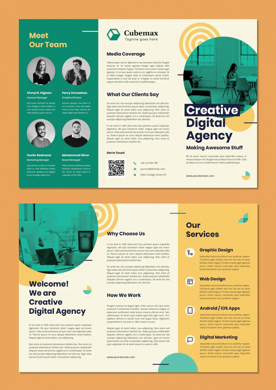 Digital Marketing Company Brochure Template