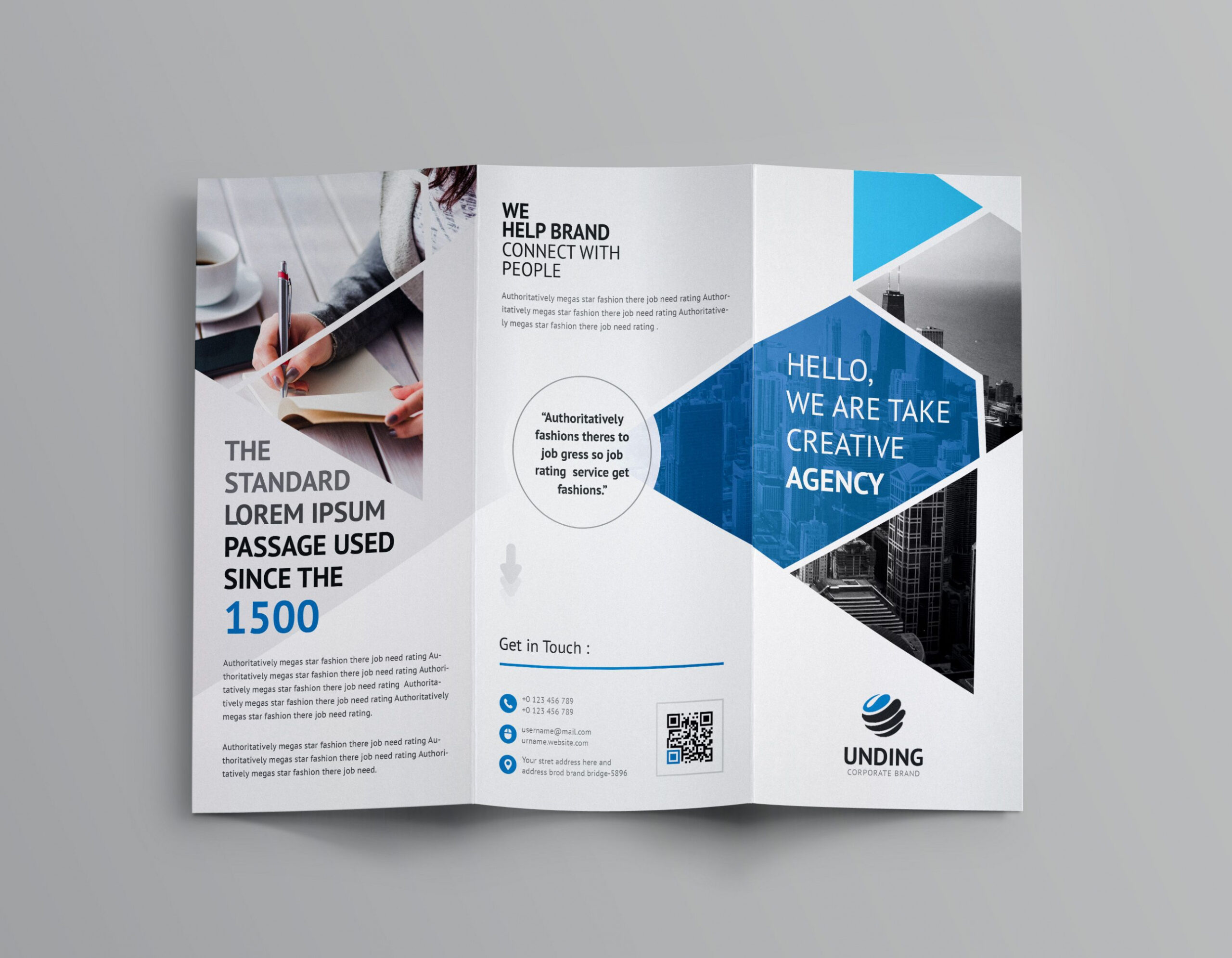 free  digital product brochure template