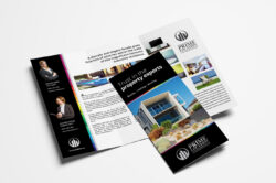 free editable tri fold real estate brochure template