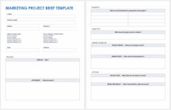 free marketing brief examples digital project brief template pdf