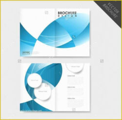 free sample a4 half fold brochure template sample