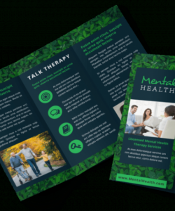 free sample medical disorder tri fold brochure template