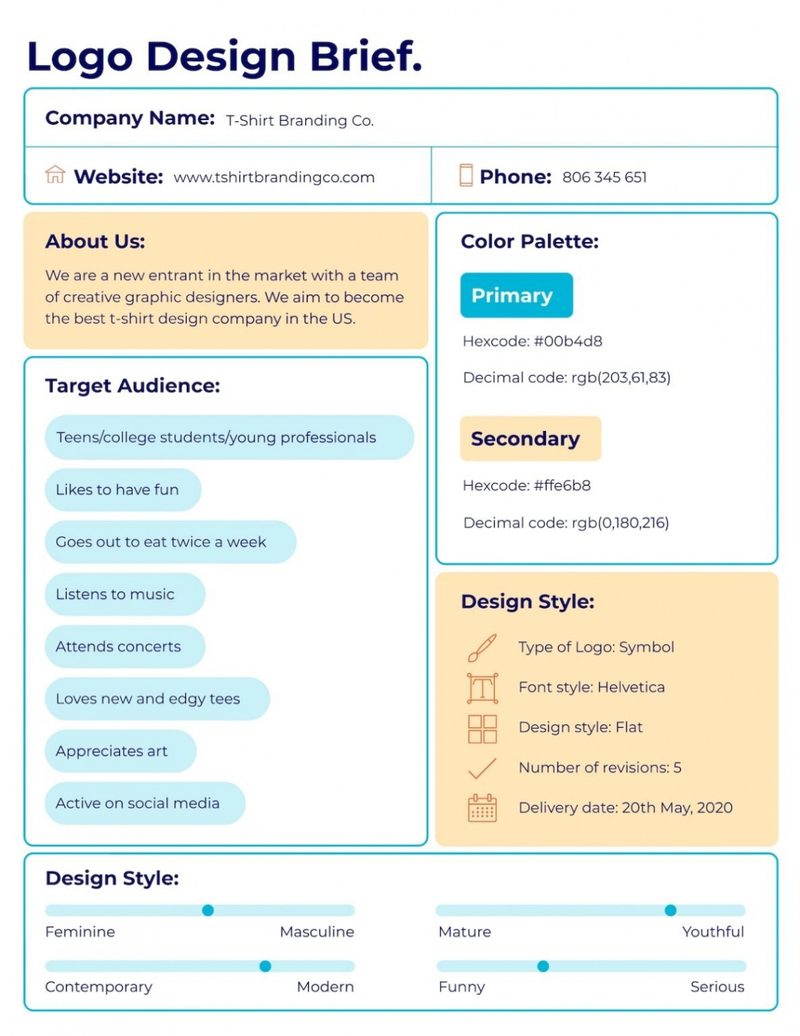 Development Project Brief Template