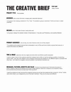 printable download creative brief template pdf  bonsai client project brief template pdf