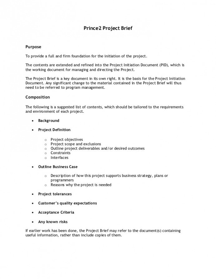 printable download project brief template  bonsai software development project brief template example