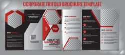 printable medical marketing trifold brochure template sample