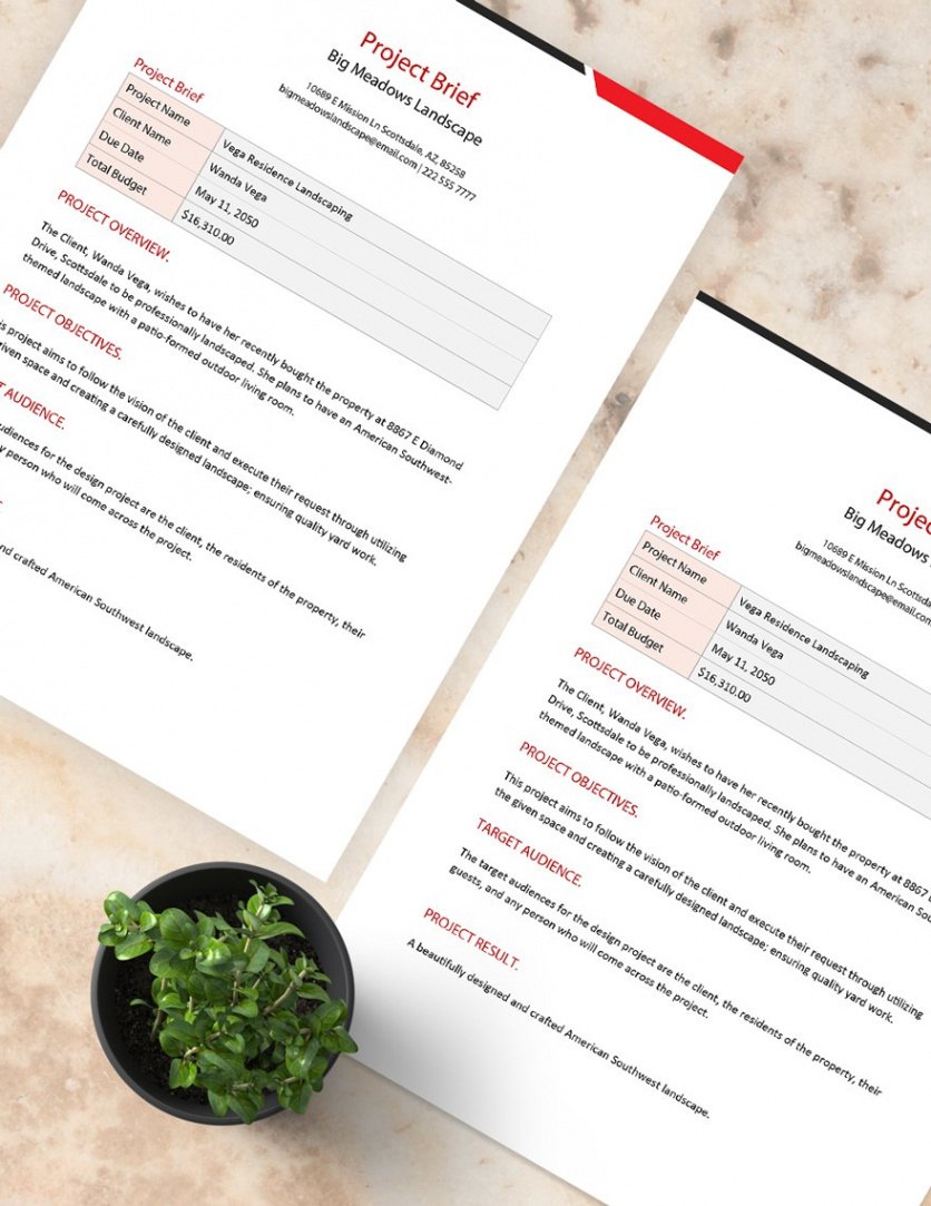 printable project brief template  download in word google docs  template business project brief template