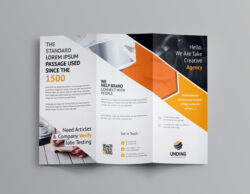 product list brochure template example