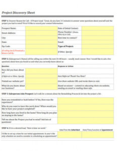 project discovery  10 examples format pdf discovery project brief template sample