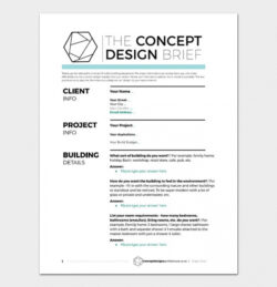 sample 16 free design brief templates interior design project brief template example