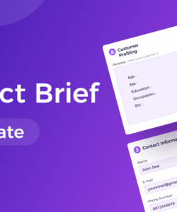 sample free project brief template  figma communications project brief template example