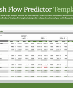 13week cash flow template in excel google sheets  download construction project cash flow template doc