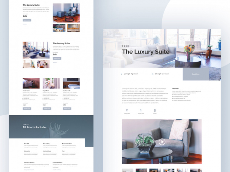 Bed And Breakfast Brochure Template