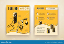 custom oil and gas brochure template excel