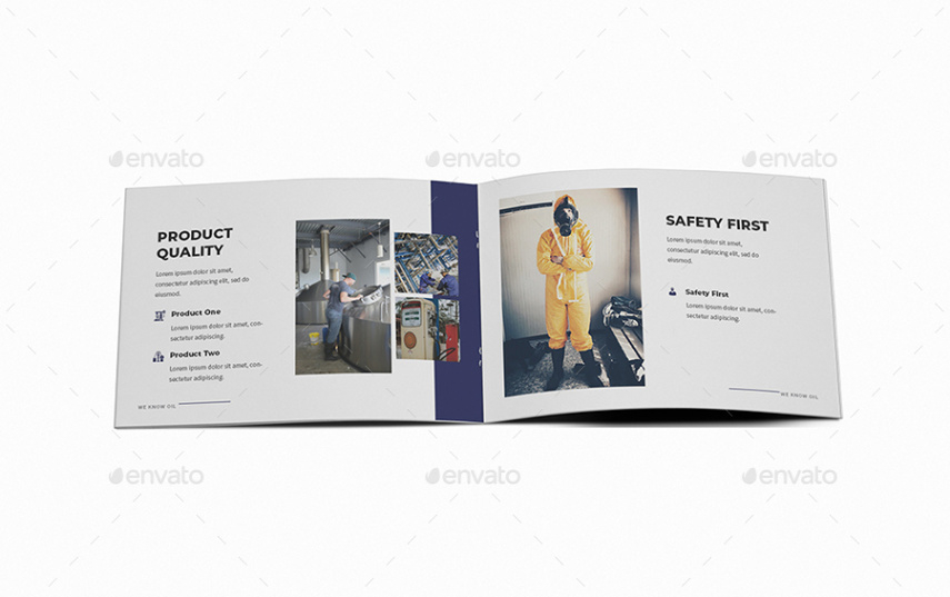 custom oil and gas brochure template word