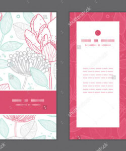 cute wedding brochure pamphlet template pdf