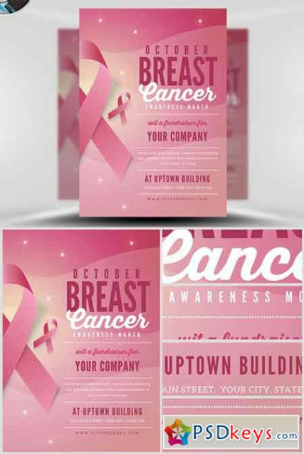 editable breast cancer awareness brochure templates example