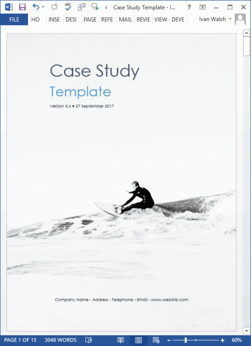 editable case study templates ms word  my software templates construction project case study template pdf