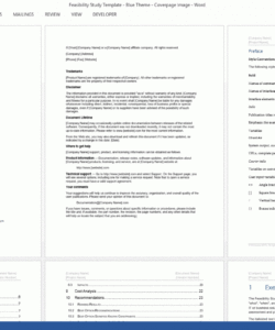 editable feasibility study templates ms word  templates forms checklists for ms office and apple iwork construction project feasibility study template word