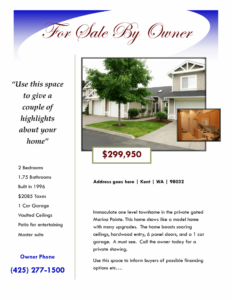 editable real estate sales brochure template example