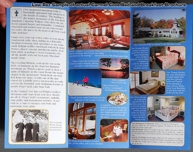 free  bed and breakfast brochure template word