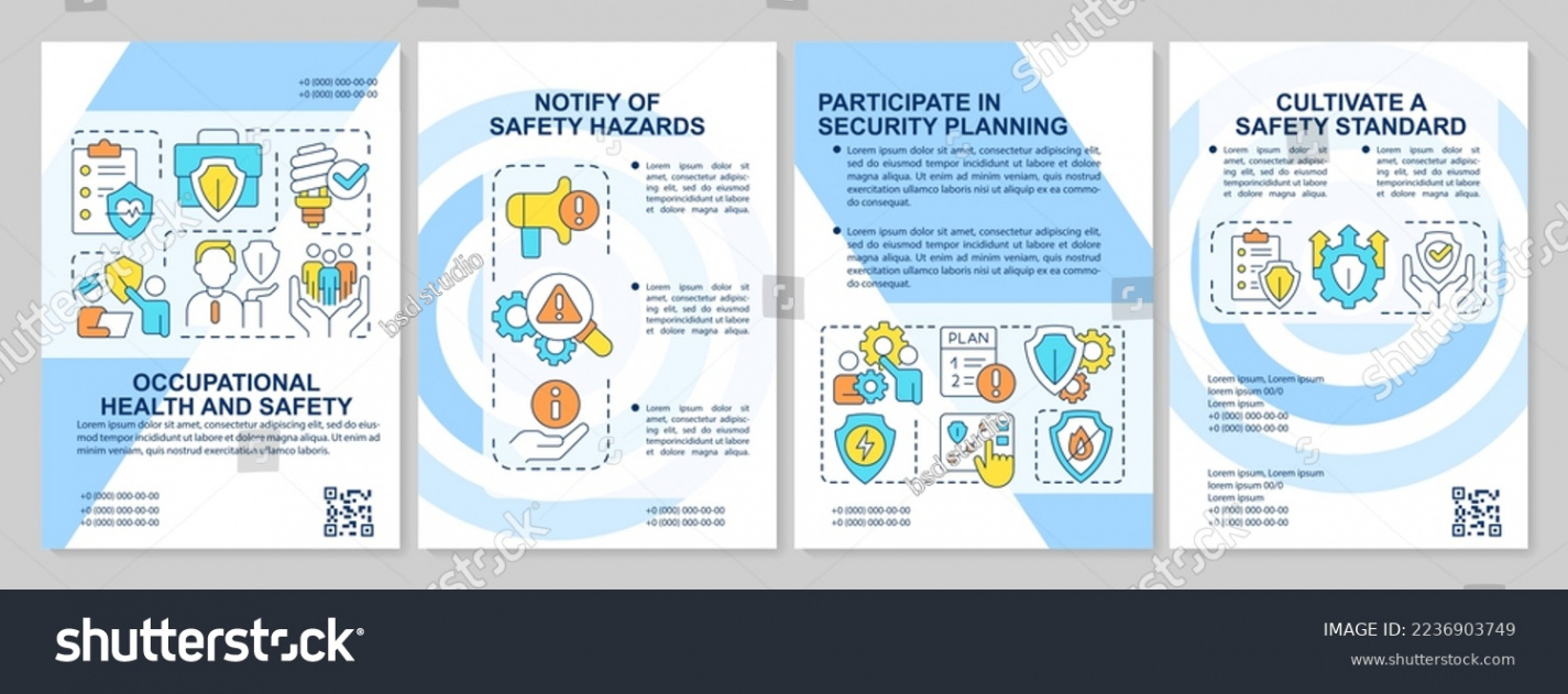 free custom health and safety brochure template pdf