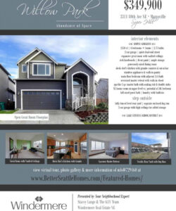 free custom real estate property brochure template