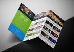 free editable double sided tri fold brochure template example