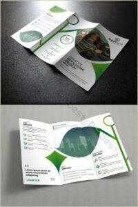 free printable double sided tri fold brochure template doc