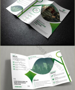 free printable double sided tri fold brochure template doc