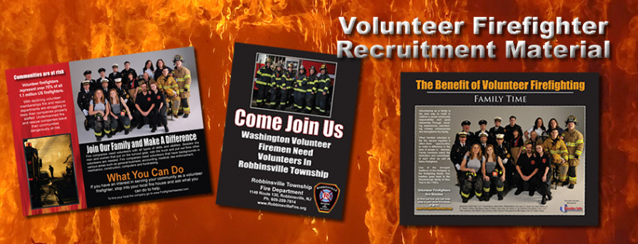 free printable fire department recruitment brochure template sample