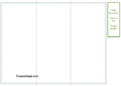 free printable open gate fold brochure template example