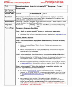 free project management sop template  chartdevelopment instructional design project management template example