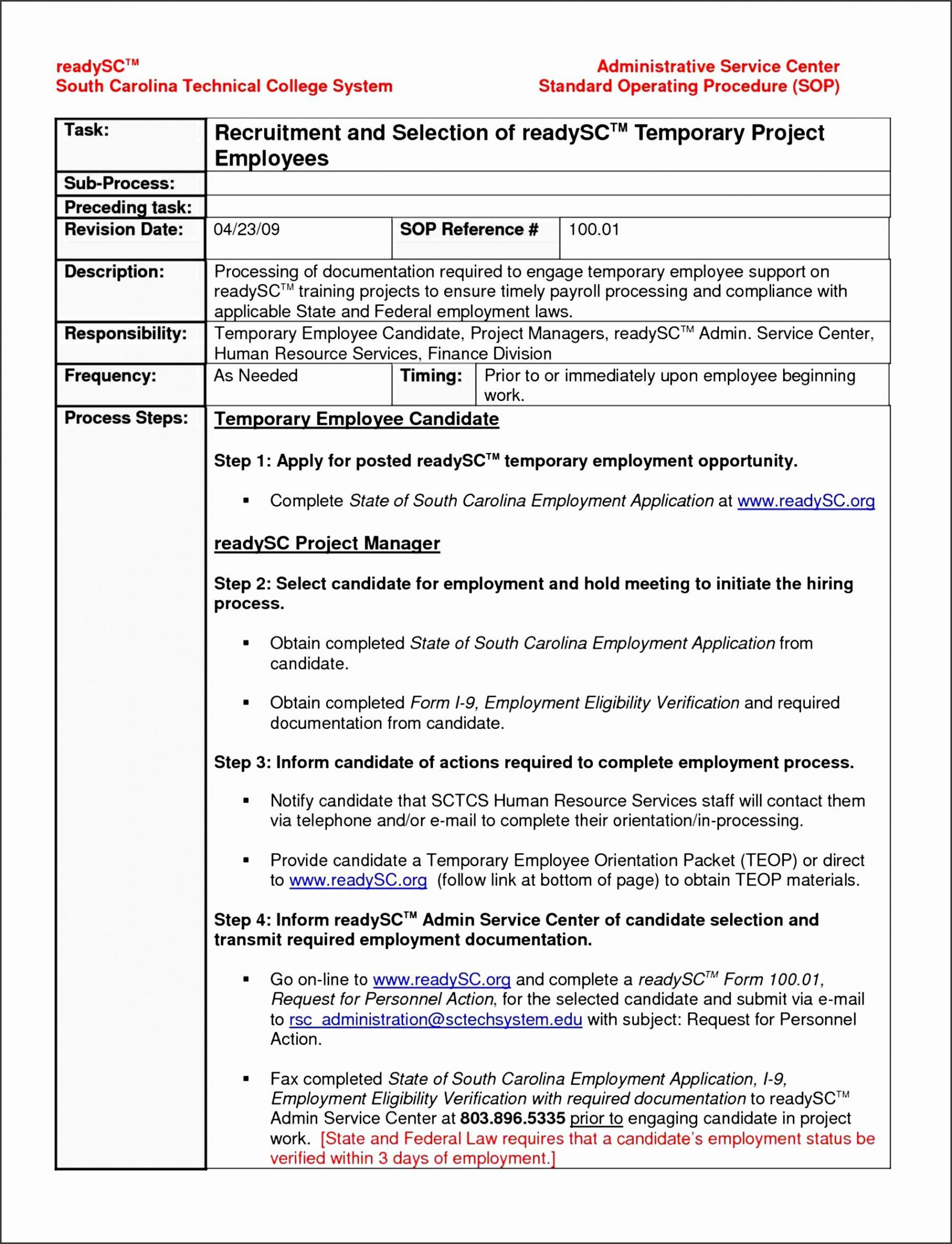 free project management sop template  chartdevelopment instructional design project management template example